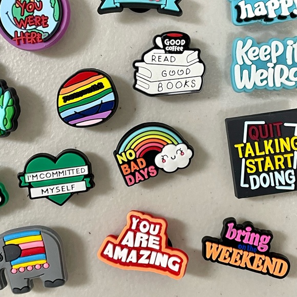 Motivational Words Shoe Charms for Crocs - Picture 6 of 7